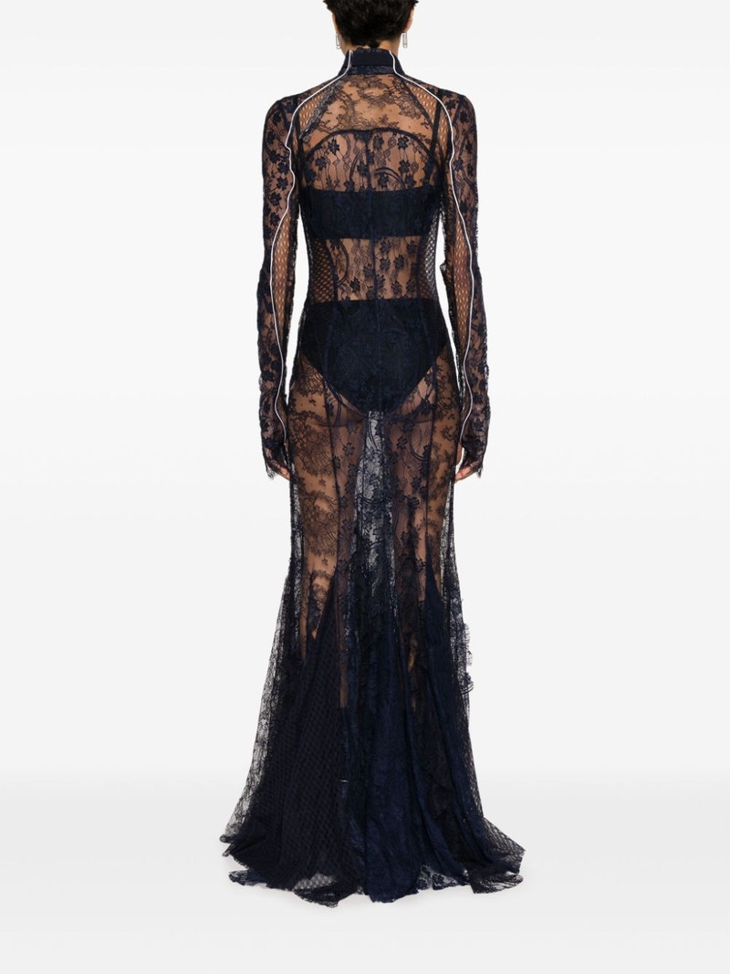 floral-lace sheer gown 4