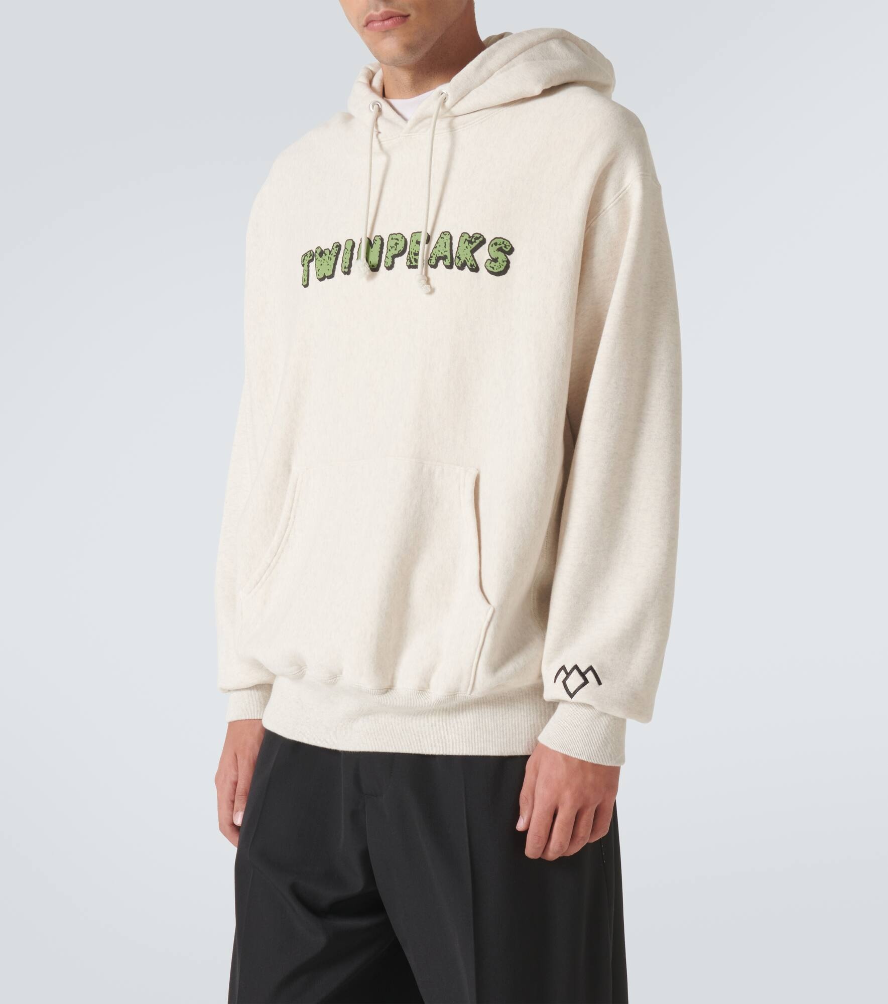 Printed cotton hoodie - 3