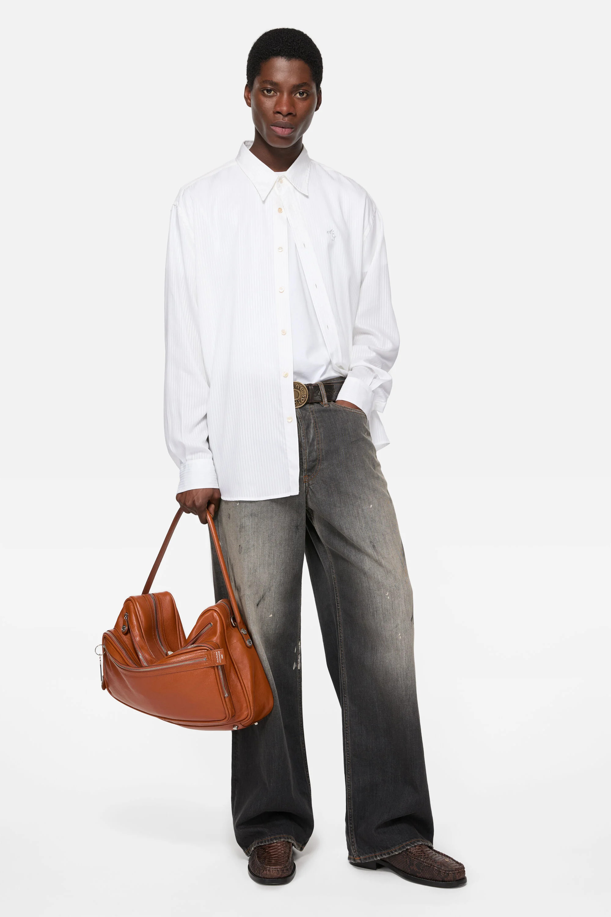 Camero Camera shoulder bag - Cognac brown - 3