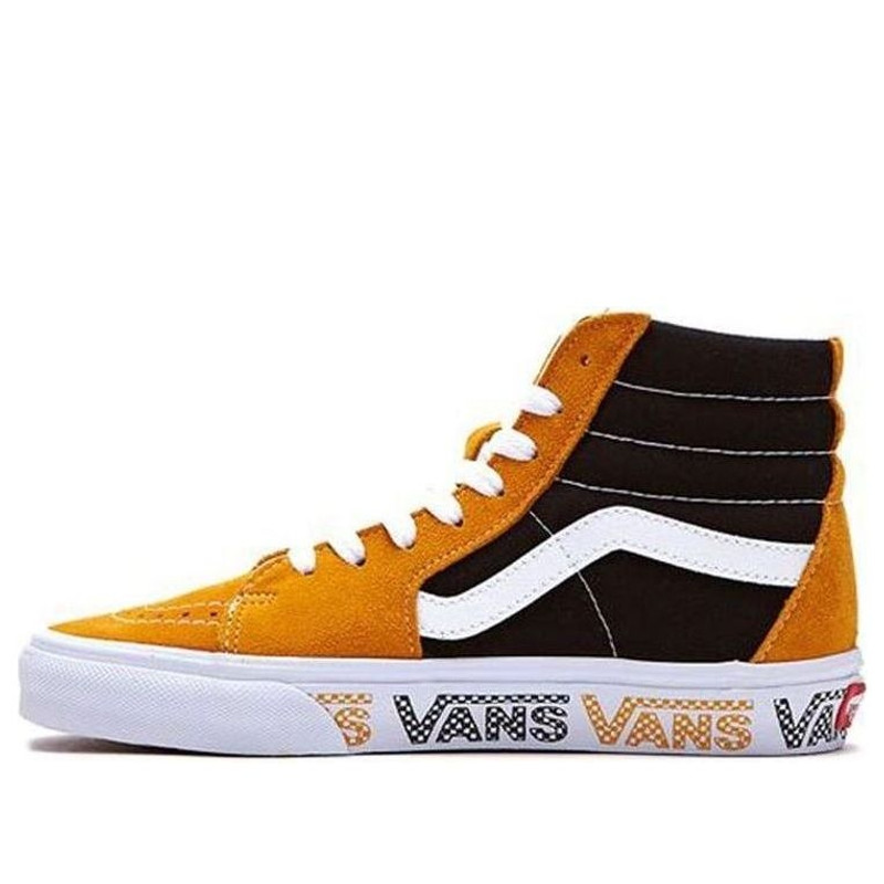 Vans Sk8-hi Black Yellow Splicing Unisex 'Sunflower Black' VN0A4BV6SXY - 1