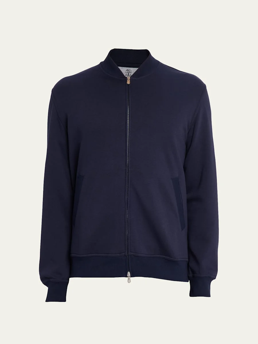 Men's Cotton Full-Zip Cardigan Sweatshirt - 1