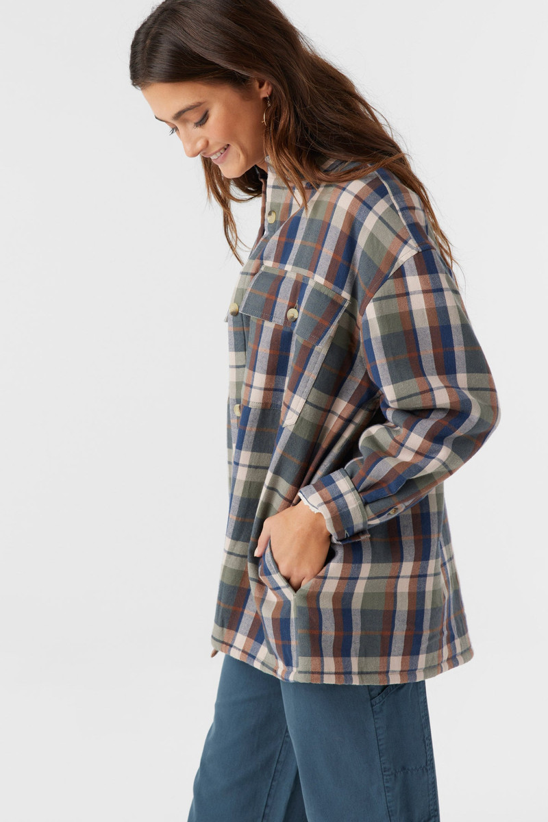Chance High Pile Lined Flannel Jacket 6