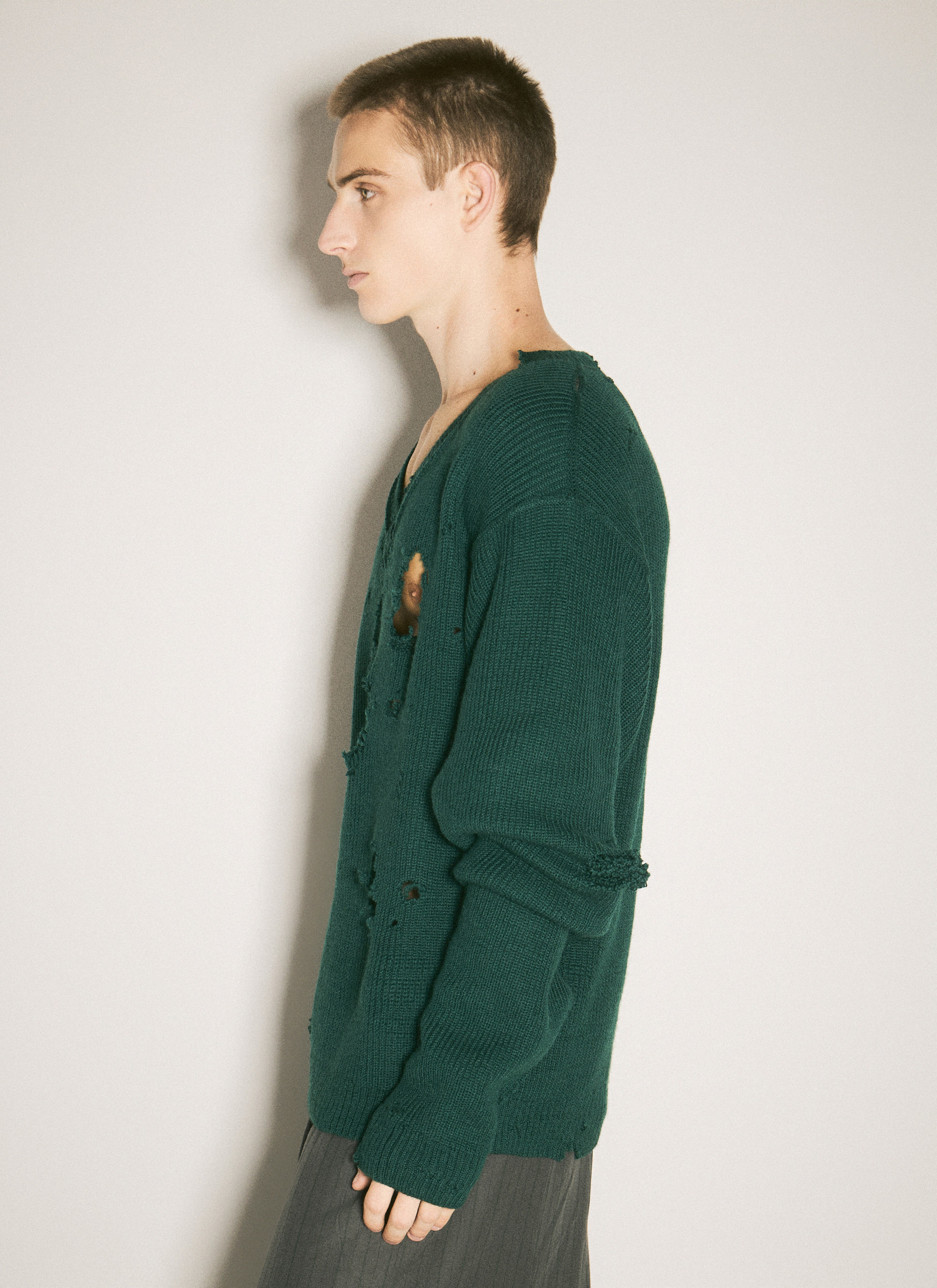Vetements Men Destroyed Sweater - 4