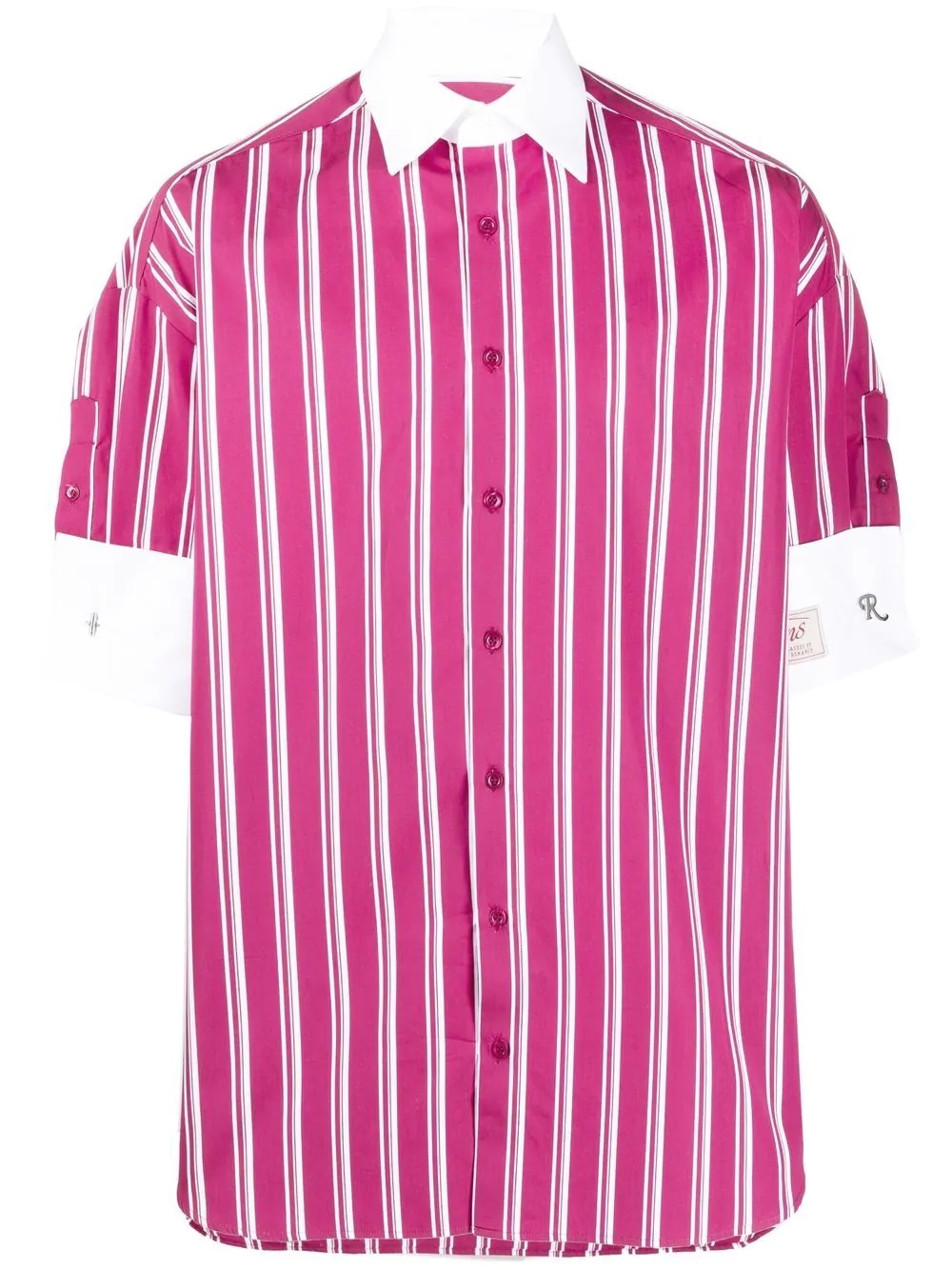 striped cotton shirt - 1