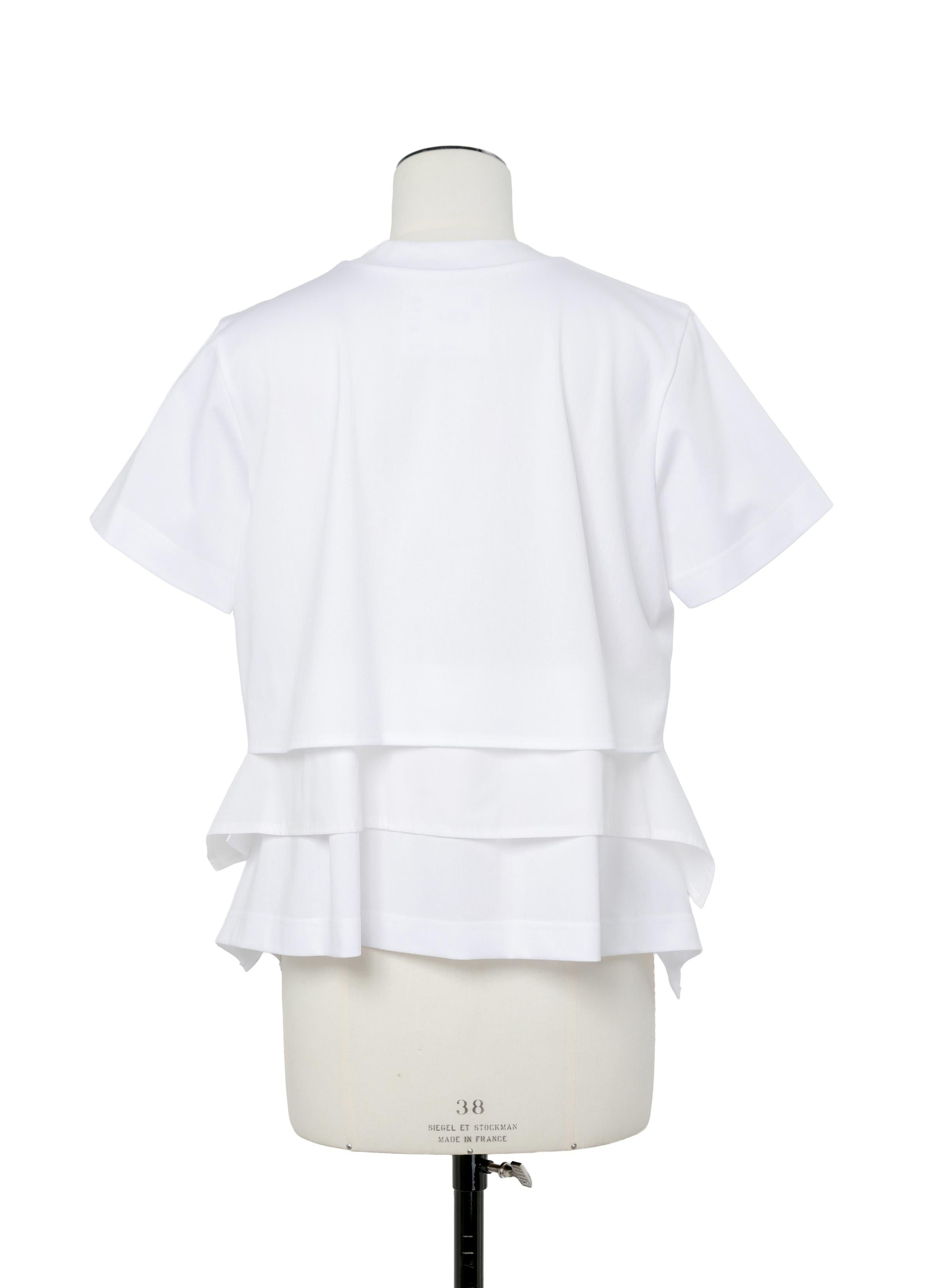 Poplin x Cotton Jersey T-Shirt - 3