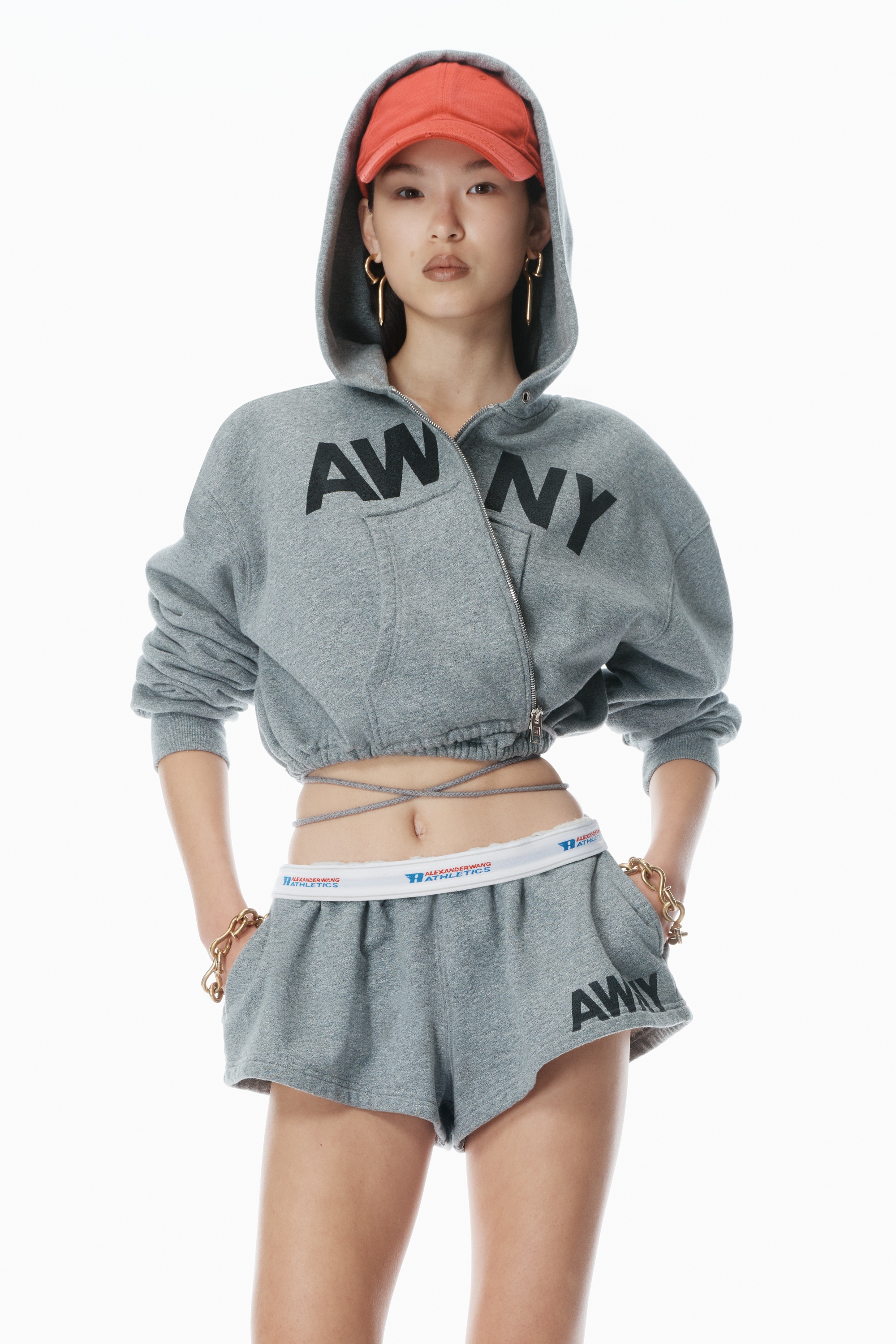 Deconstructed Logo Wrap Hoodie - 2
