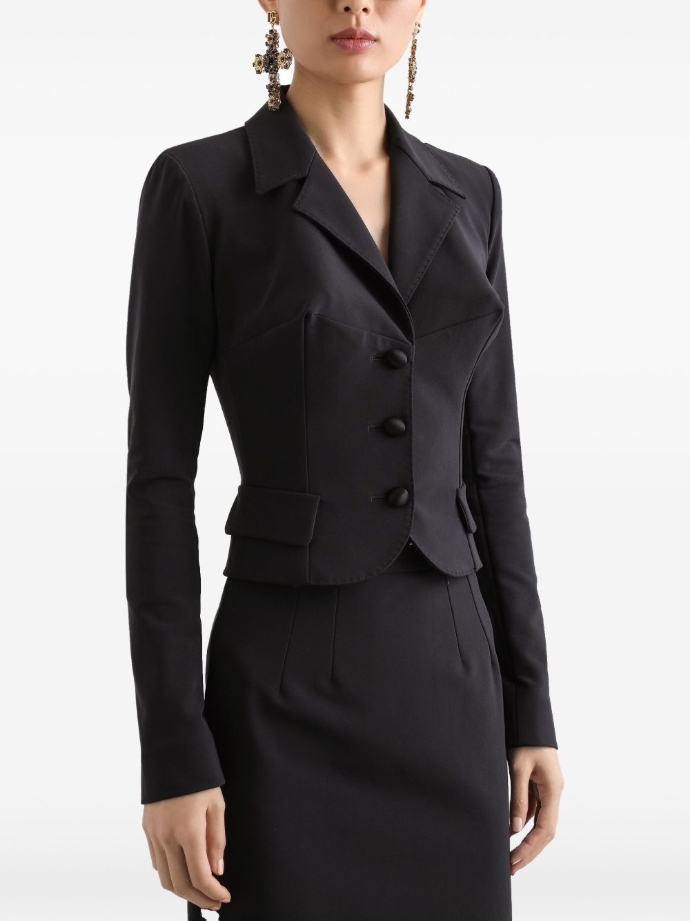 sculpted blazer - 4
