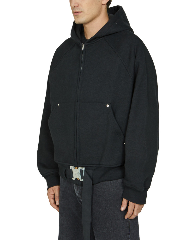 BELTED BUCKLE ZIP HOODIE 3