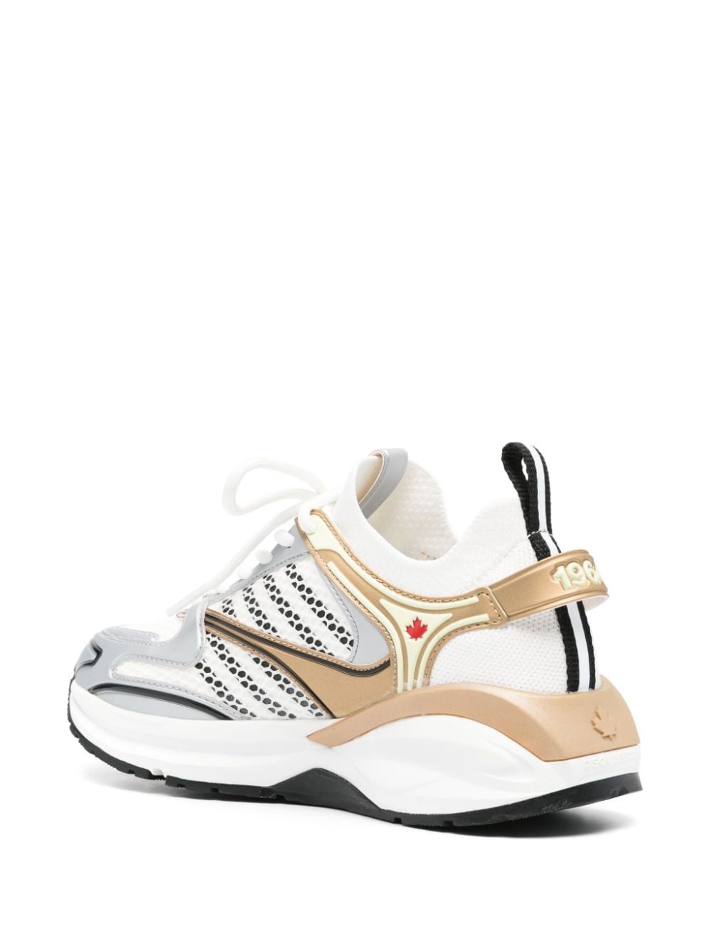 Dash panelled sneakers - 3