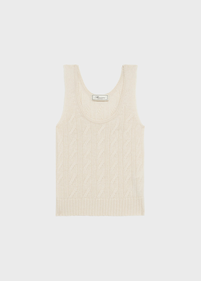 WOOL AND CASHMERE TANK TOP 1
