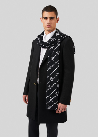 VERSACE GV Signature Pattern Wool Scarf outlook