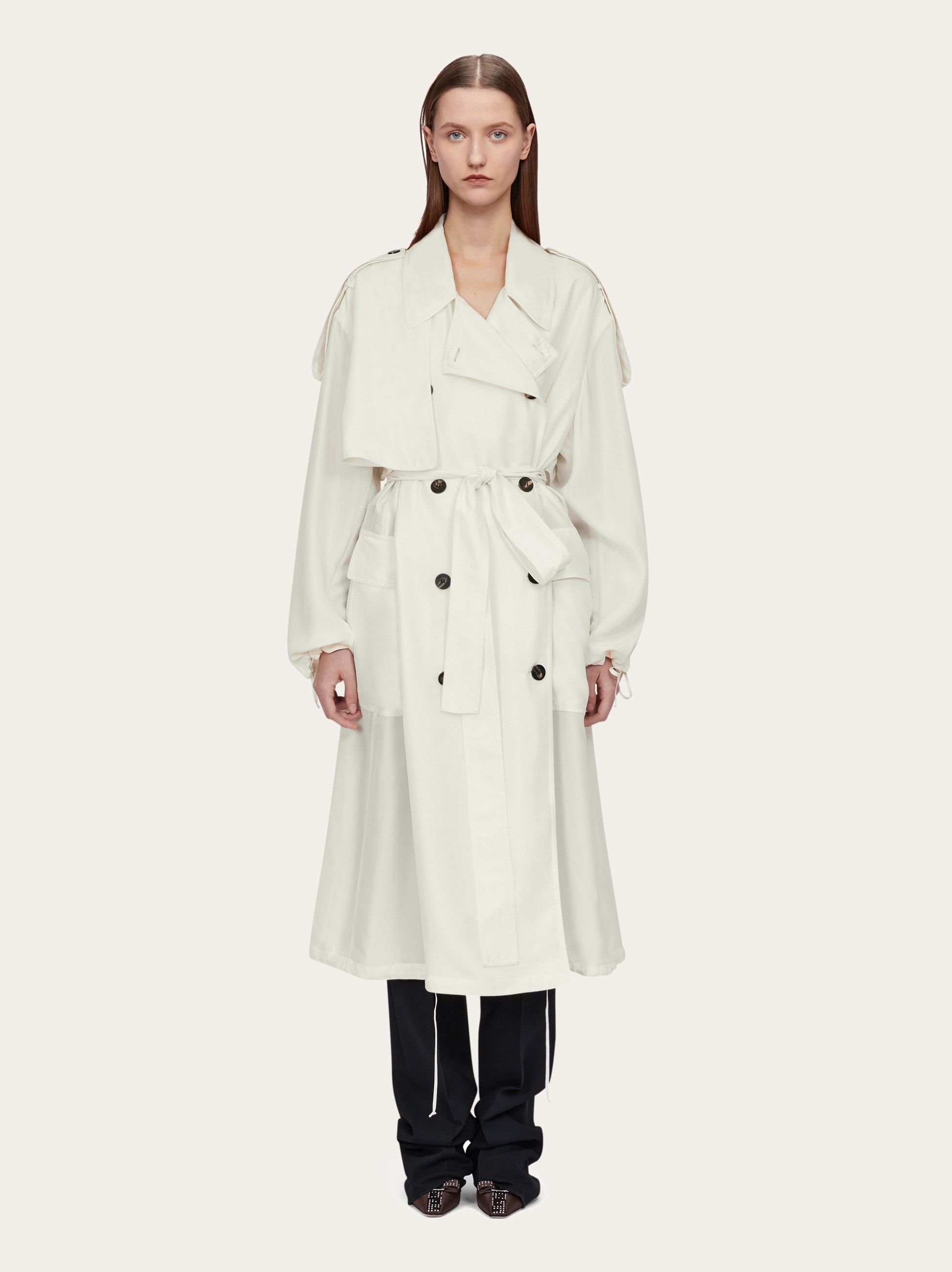 Habotai silk trench - 7