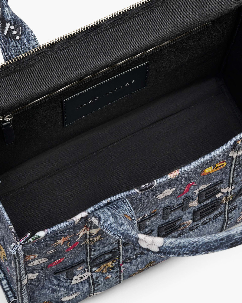 THE TROMPE L'OEIL TRINKET CANVAS MEDIUM TOTE BAG 7