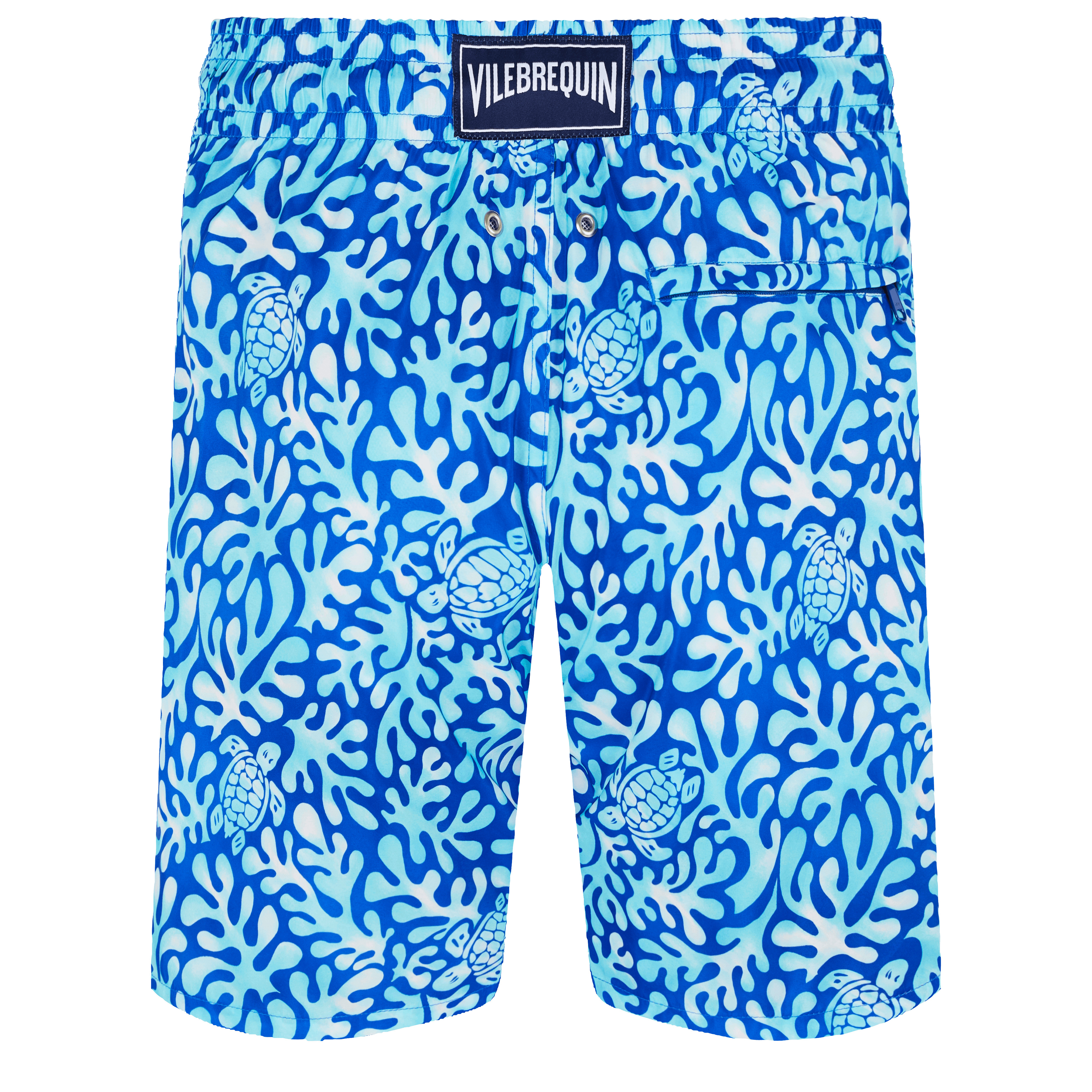 Men Swim Trunks Long Ultra-light and packable Turtles Splash - 2