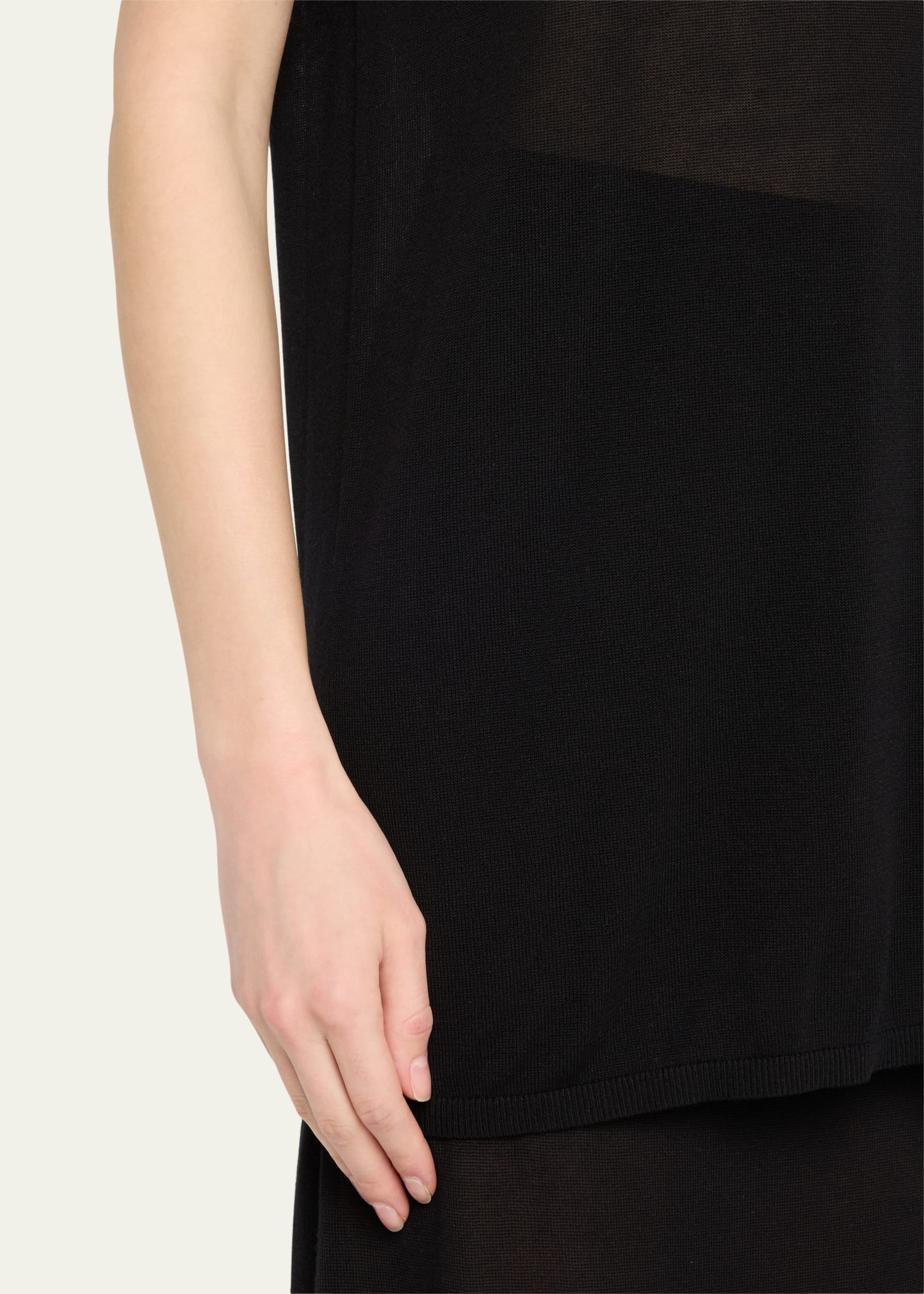 Cashmere-Blend Short-Sleeve Knit T-Shirt - 5