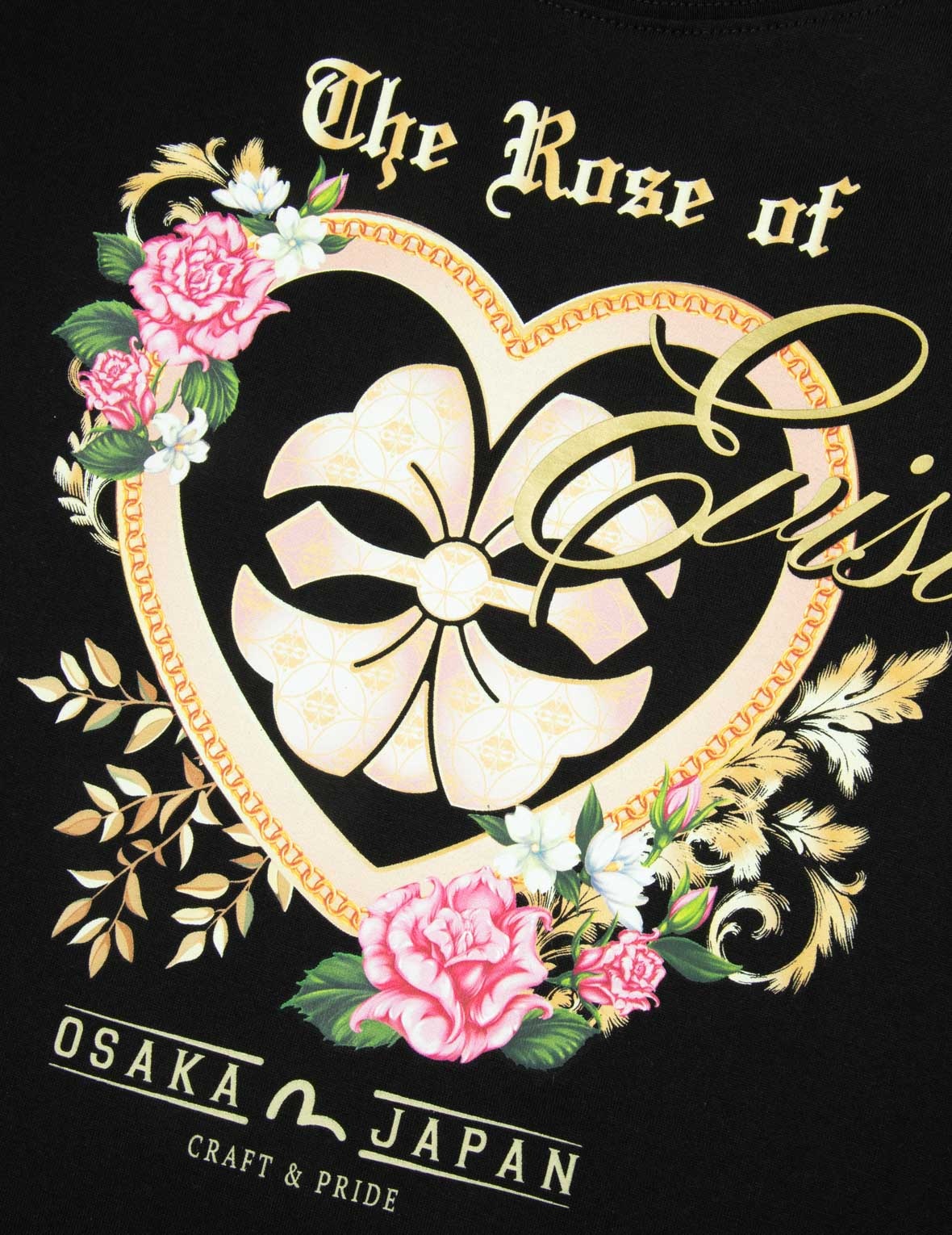THE ROSE OF EVISU PRINT REGULAR FIT T-SHIRT - 8
