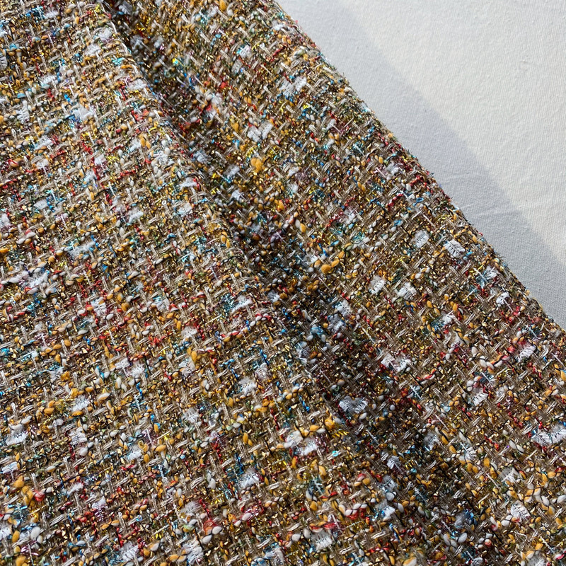 Gold Tinsel Bouclé Trousers 6