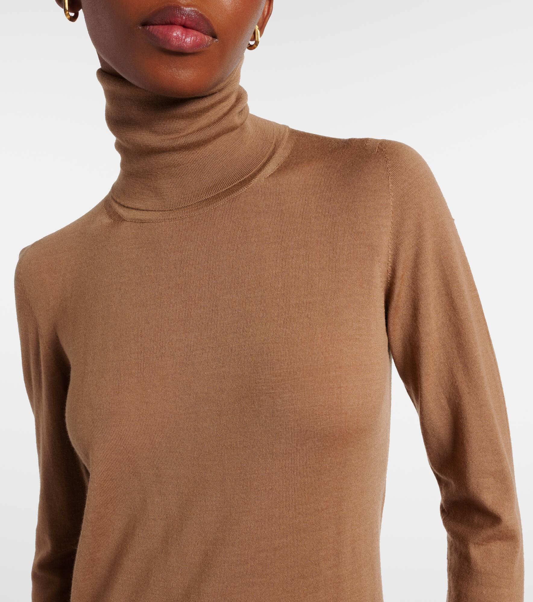 Saluto virgin wool turtleneck sweater - 4