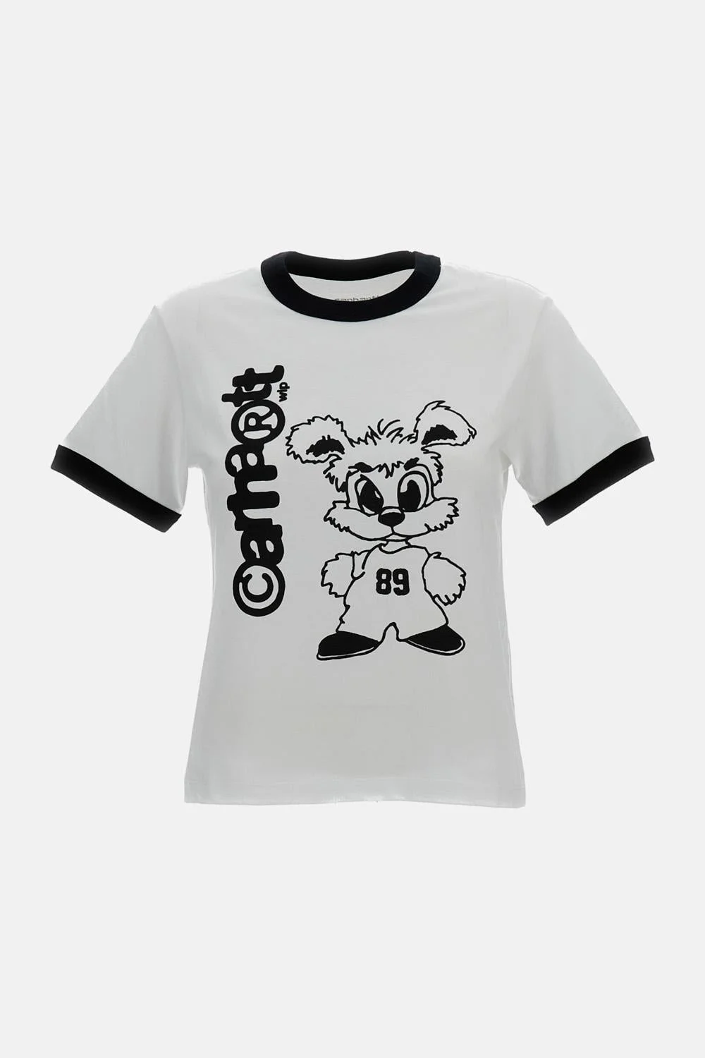 Crewneck T-shirt with Print - 1