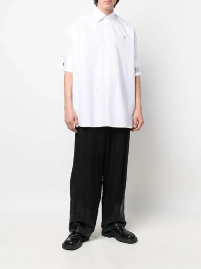 Raf Simons short-sleeve cotton shirt outlook