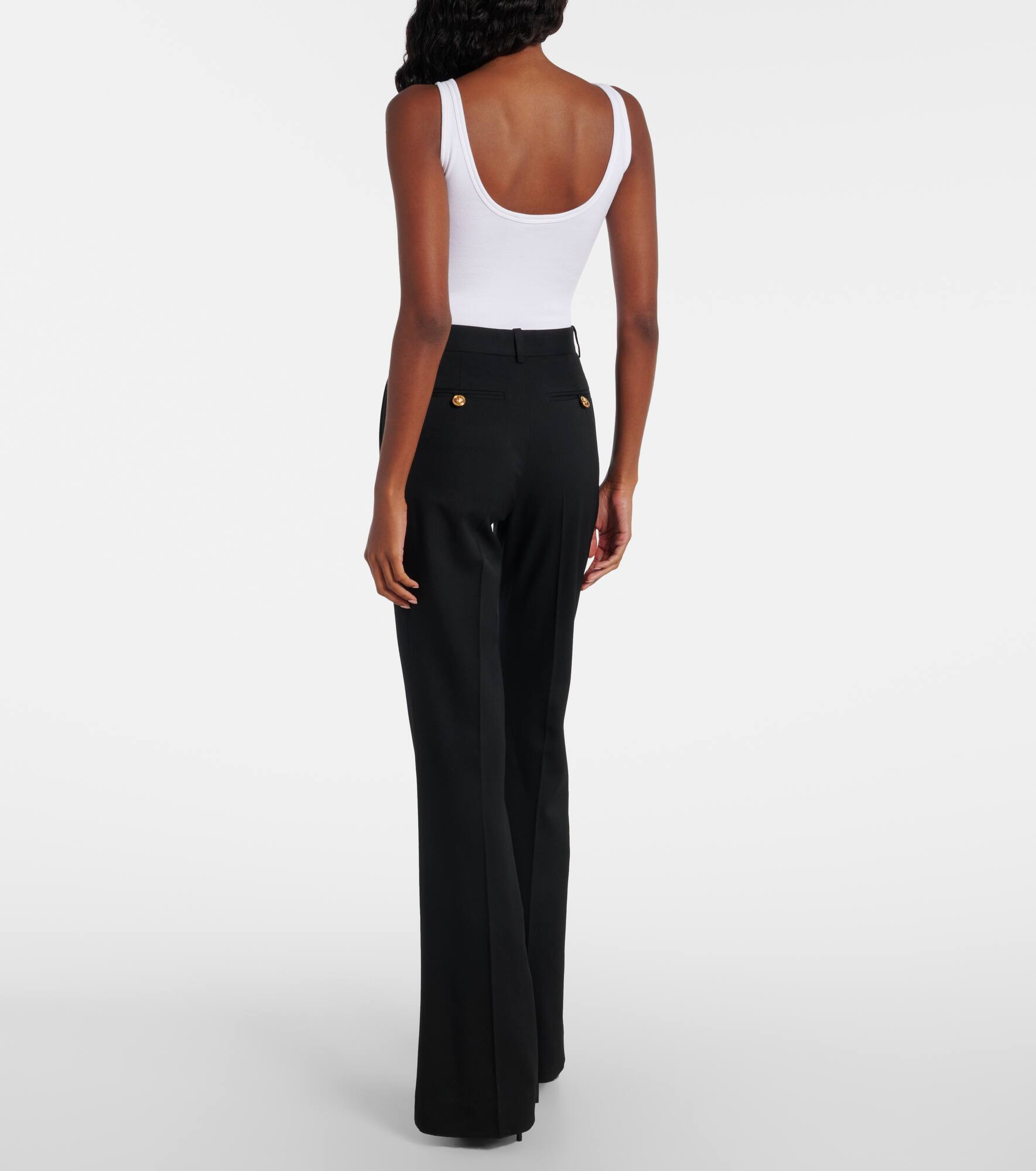 Logo ribbed-knit body suit - 3