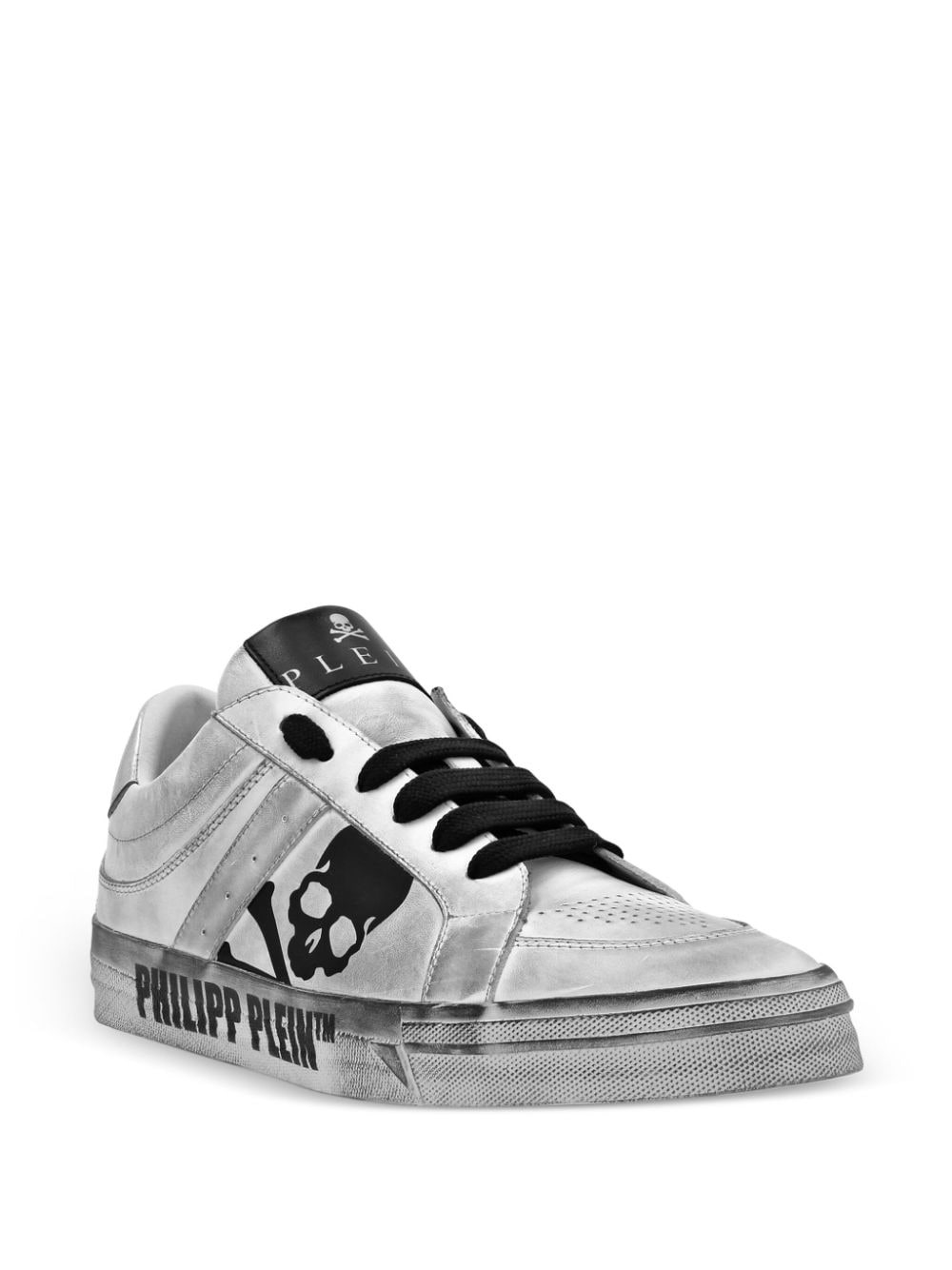 Skull & Bones metallic-effect sneakers - 2