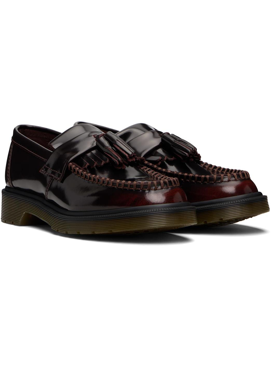 Burgundy Adrian Tassel Loafers - 4