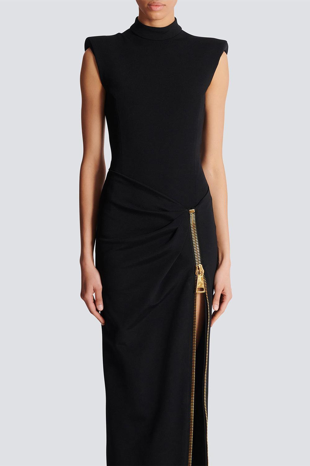 Zip Slit Dress - 4
