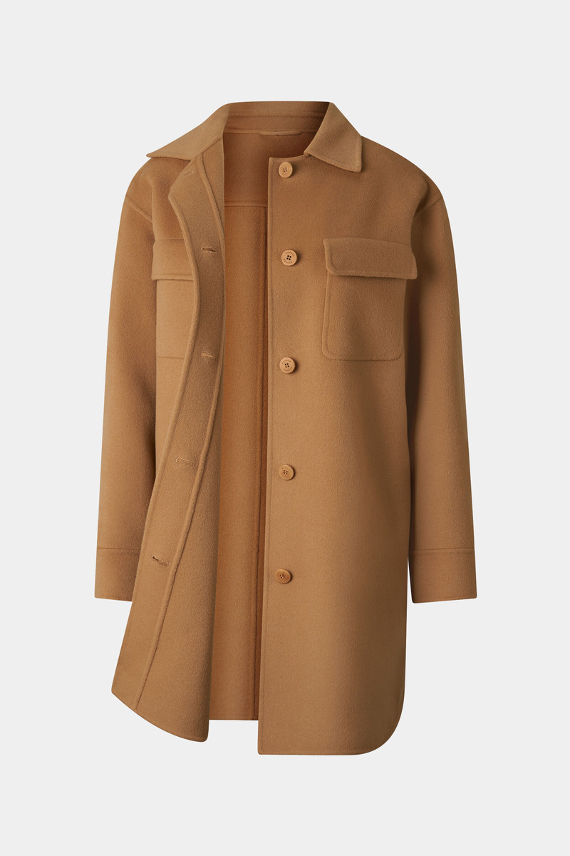 Tory Reversible Jacket in Camel 2