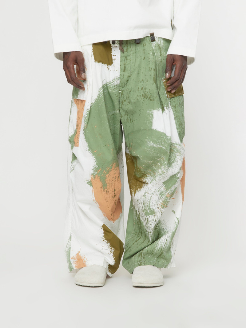 Kapital COMBED BURBERRY BRUSH-CAMO JUMBO CARGO PANTS outlook