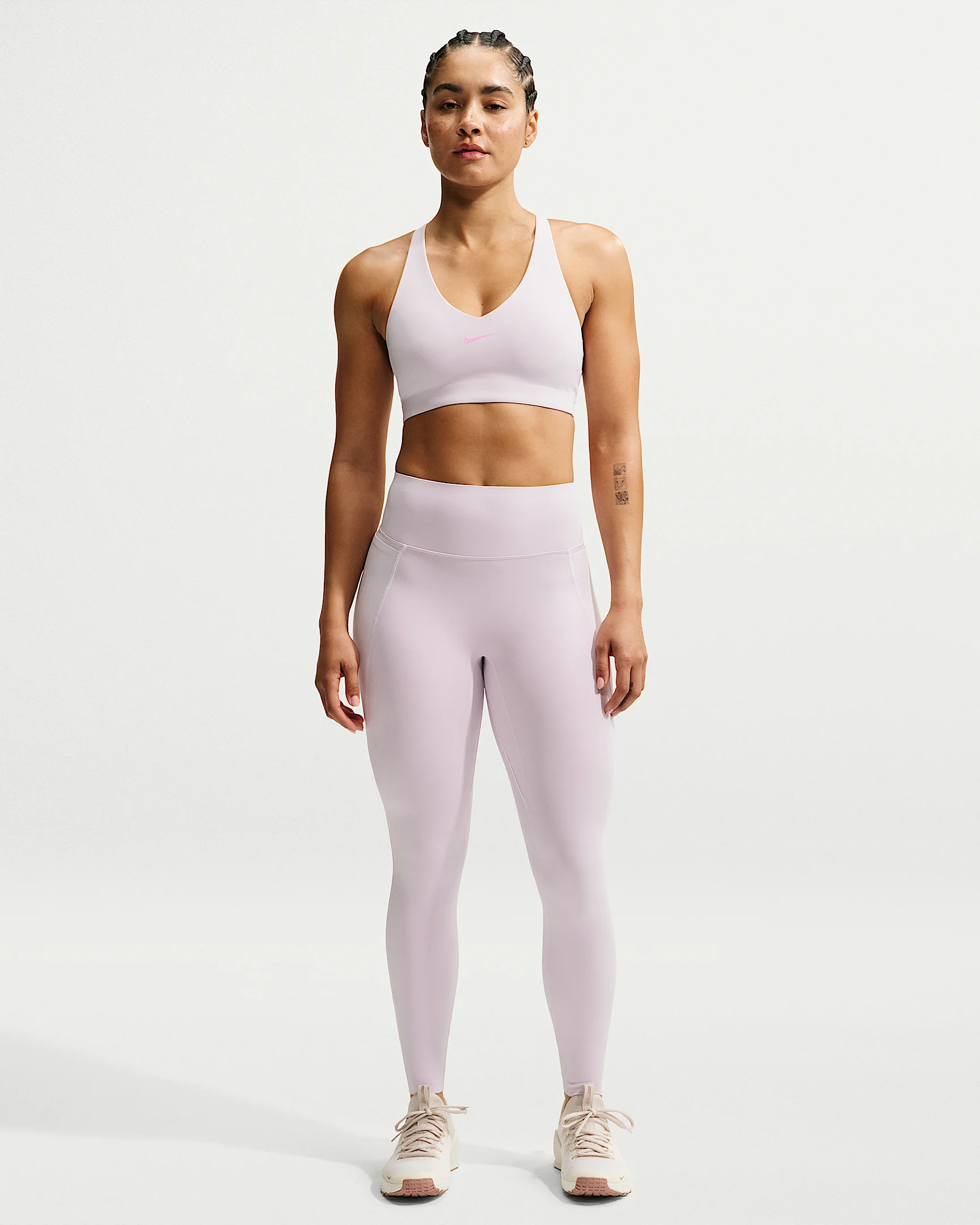 Nike Universa Women's High-Waisted 7/8 Leggings with No Front Seam - 1