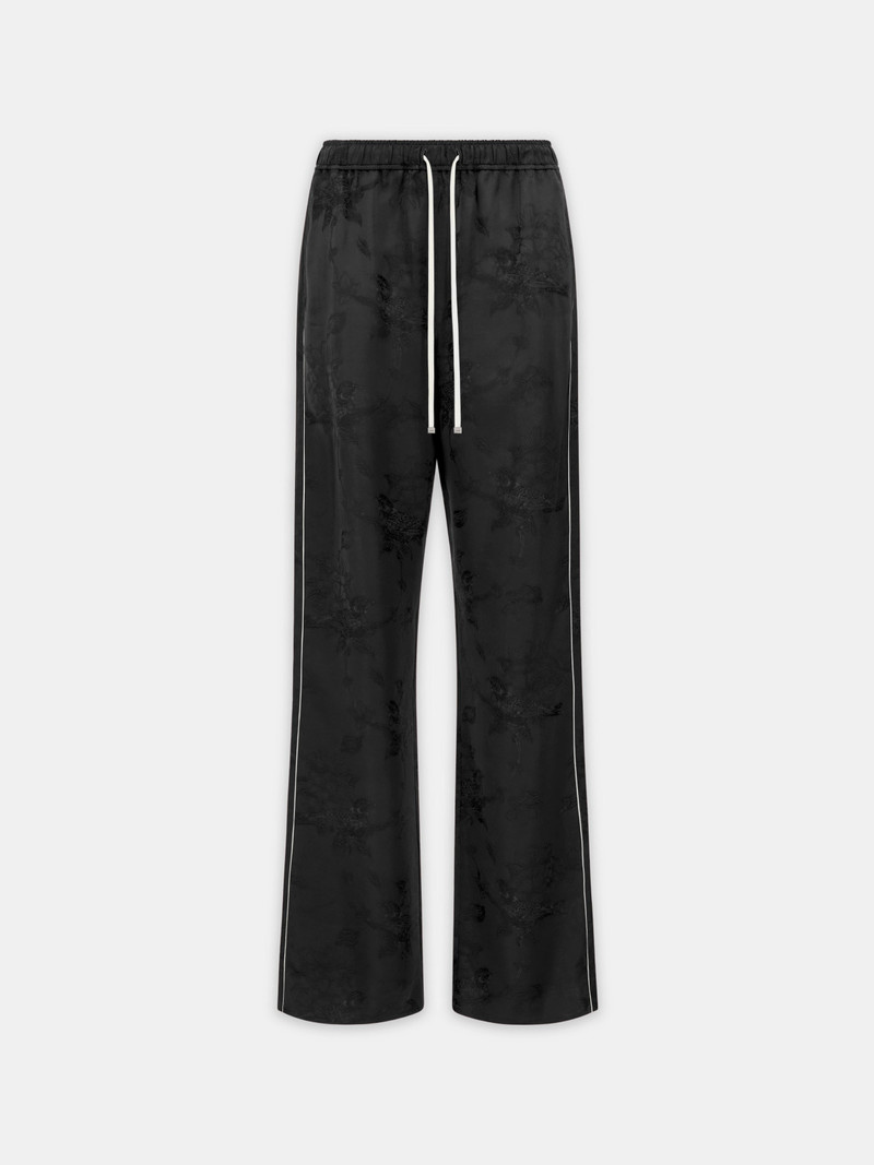 FLORAL JACQUARD PULL ON PANT - Black 1
