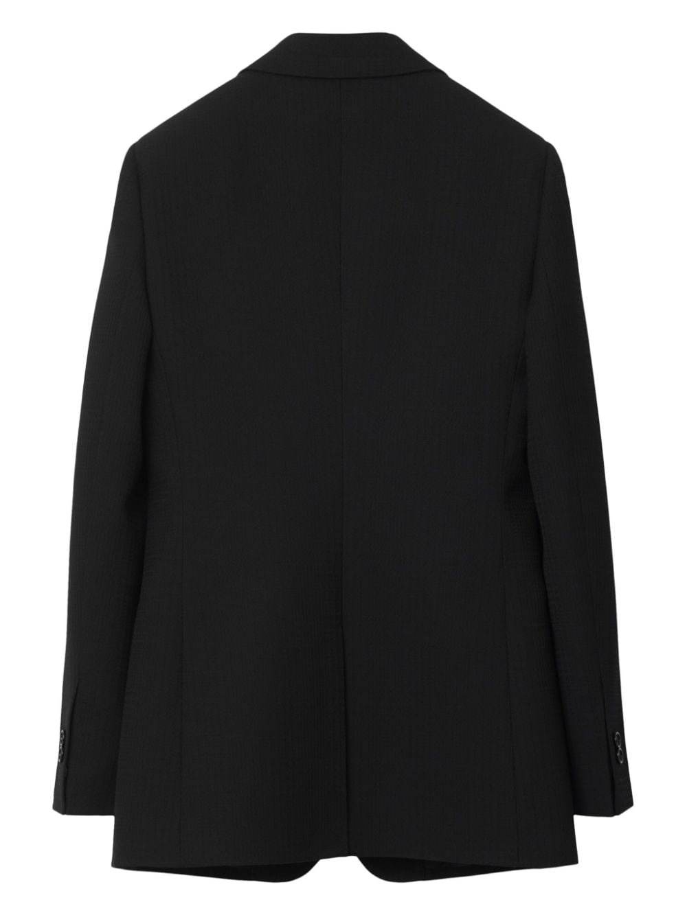 checked wool blazer - 5