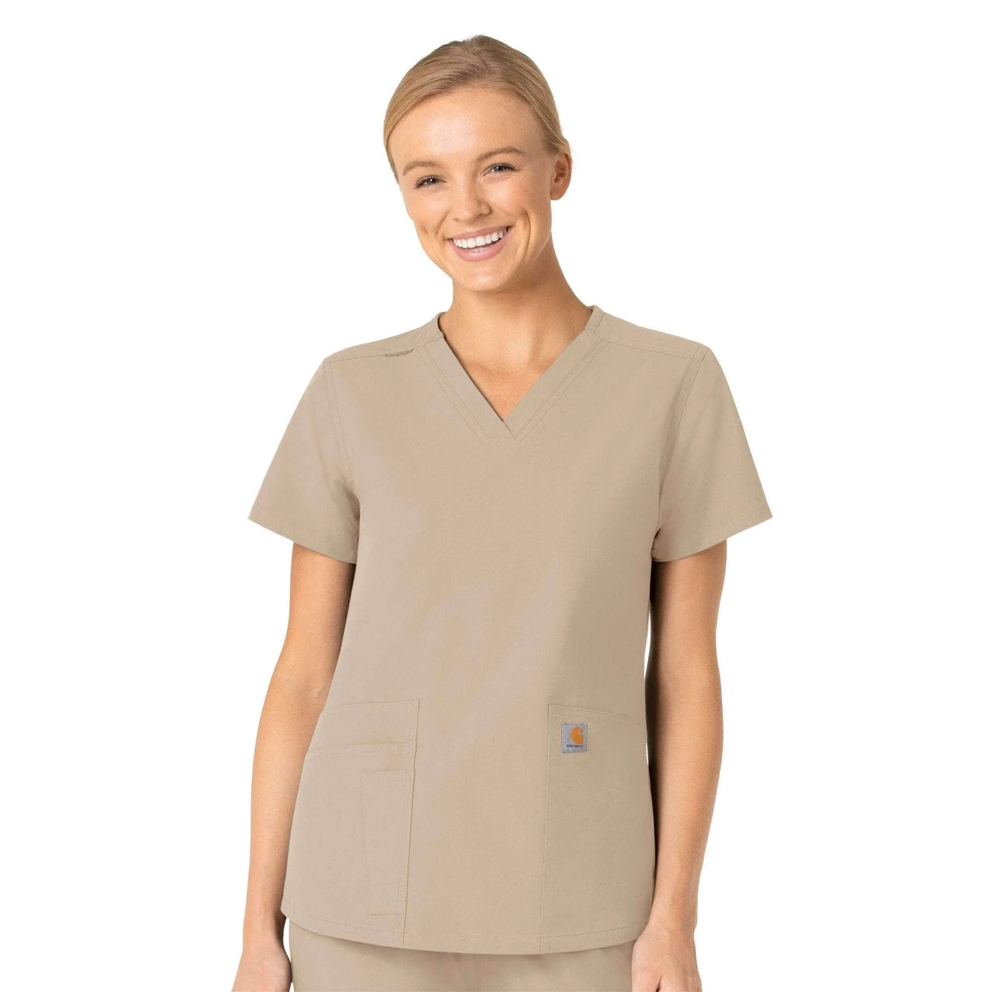 Women's Force Essentials V-Neck Scrub Top - 1