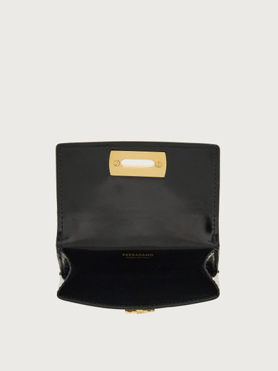 FERRAGAMO Credit card holder with Gancini clasp outlook
