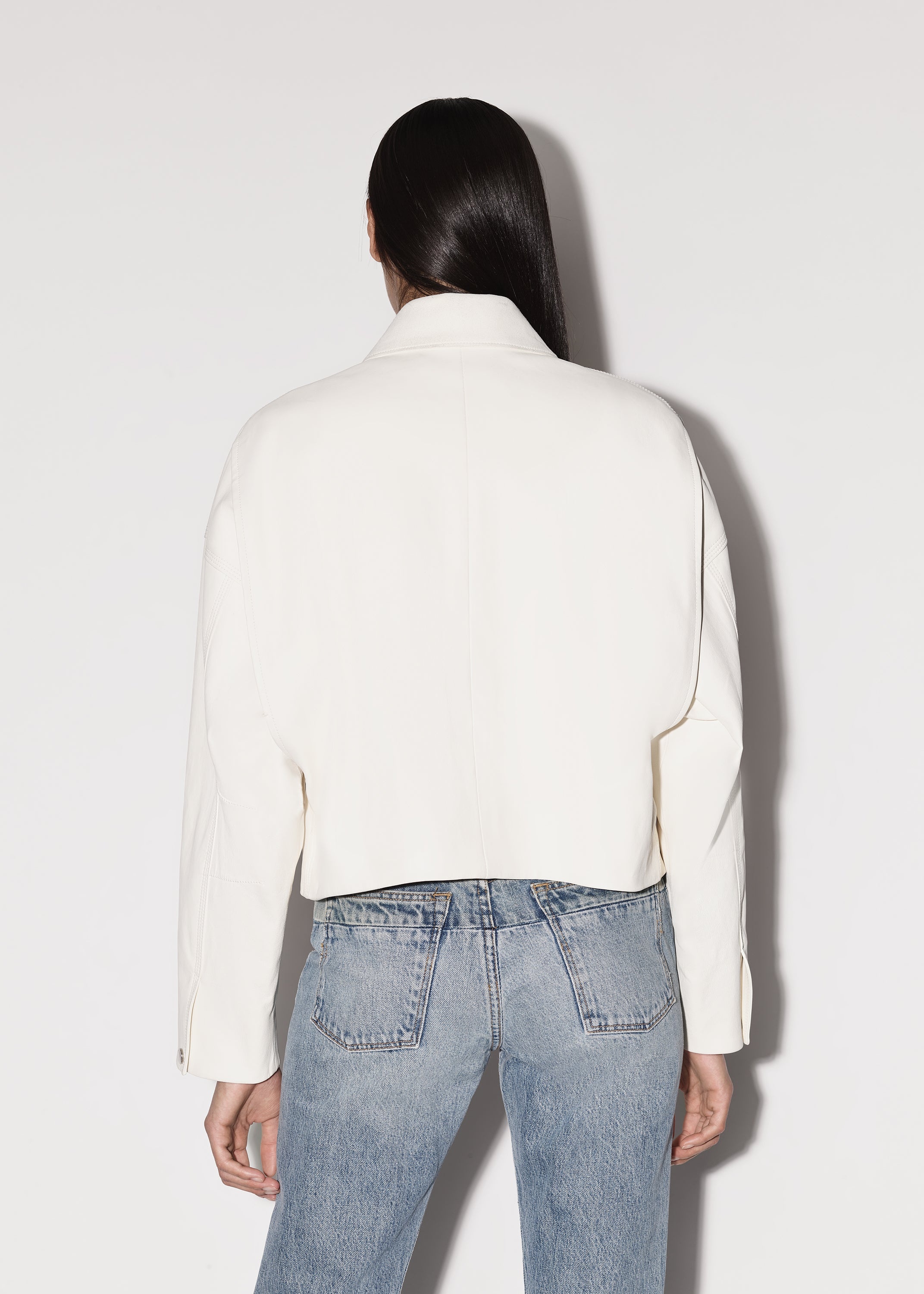 LEATHER WORKMAN ZIP JACKET - 6