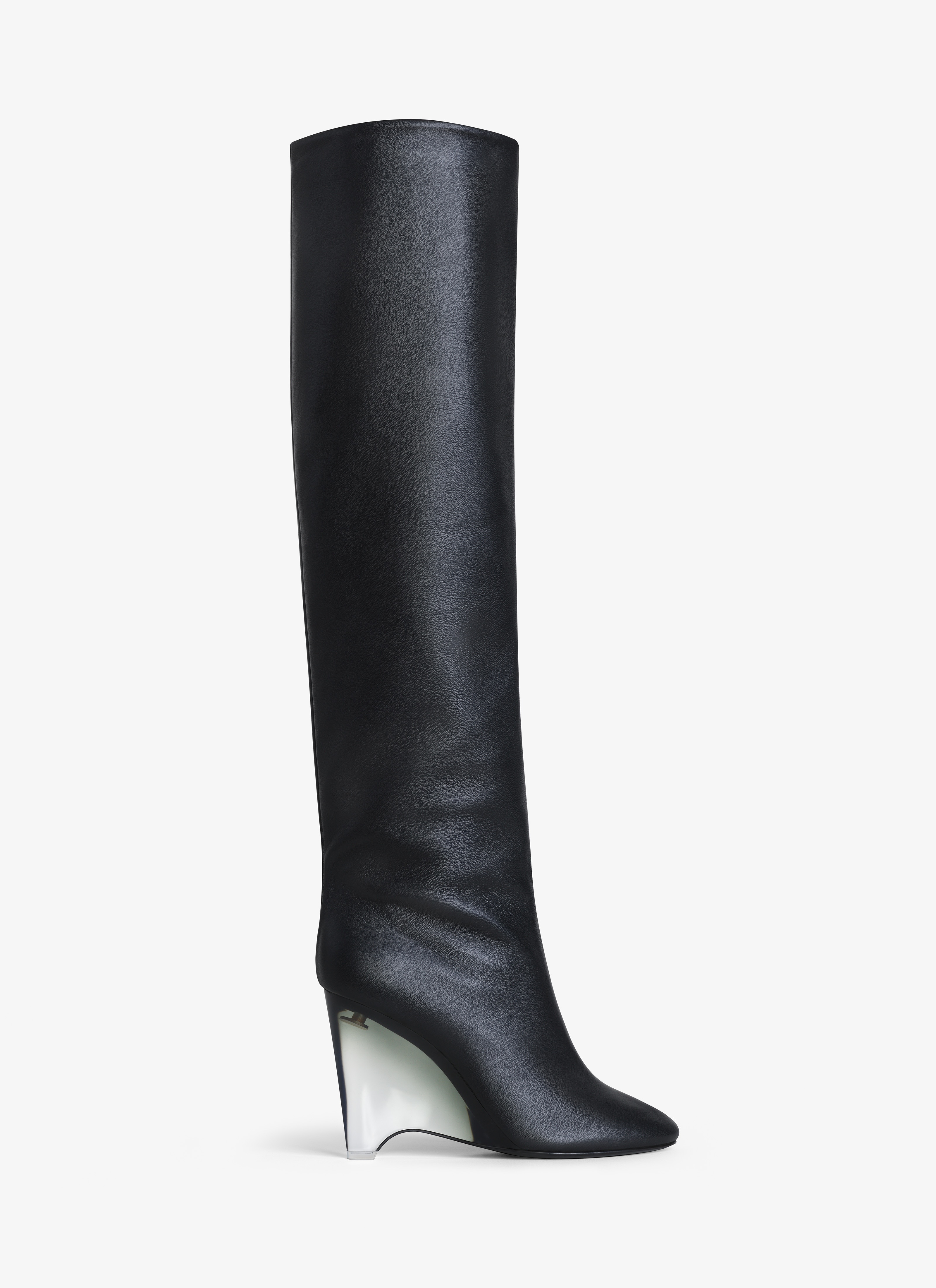 WEDGE BOOTS IN CALFSKIN - 1