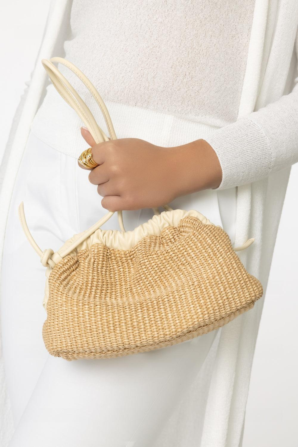 Mini Cloud Clutch - Natural - 4