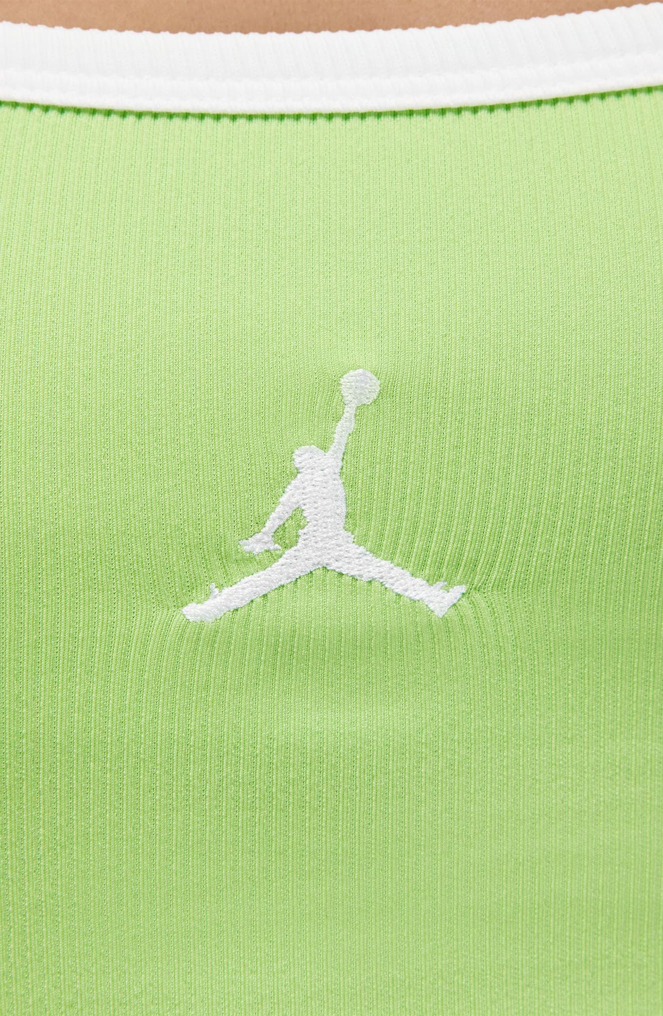 Jordan Slim Minidress in Key Lime/White/White at Nordstrom - 3