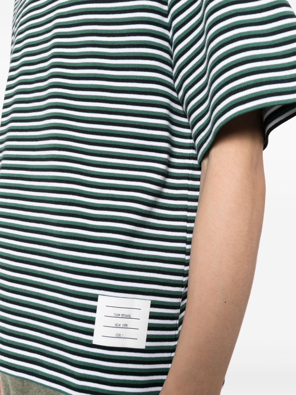 striped milano ribbed T-shirt - 5