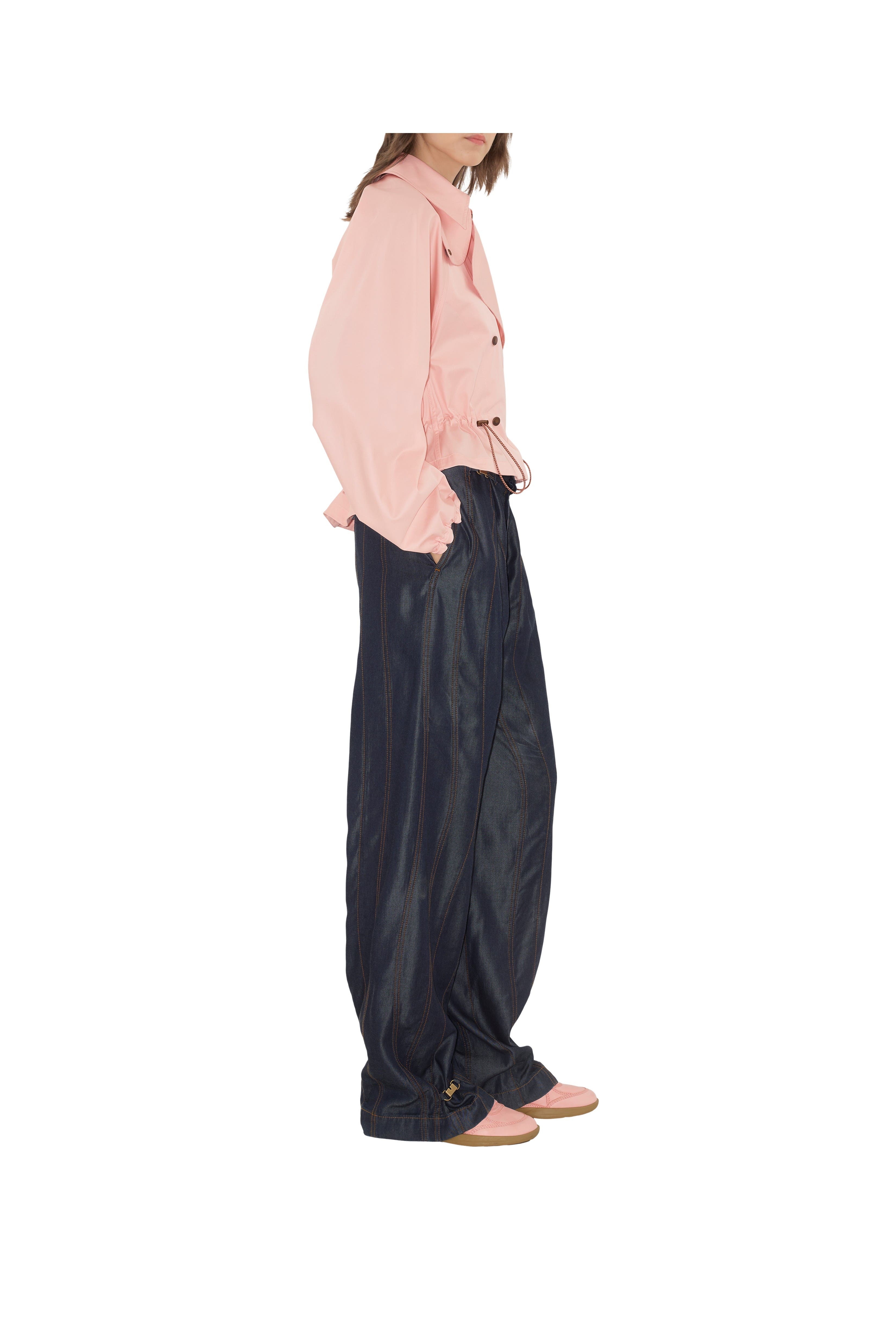 burberry Tropical Gabardine Hooded Trench Jacket in Flora at Nordstrom - 3