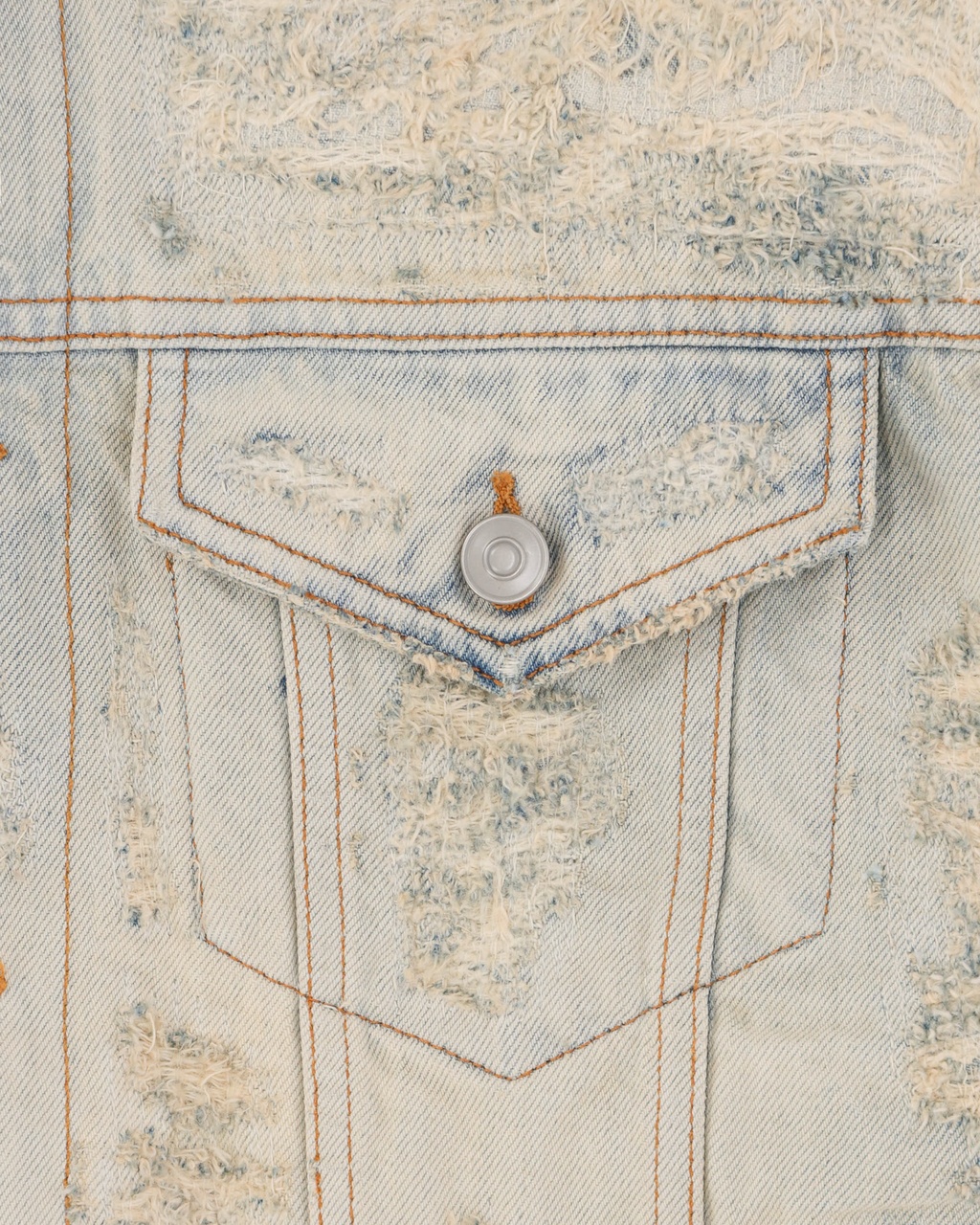 DESTROYED DENIM JACKET - 18
