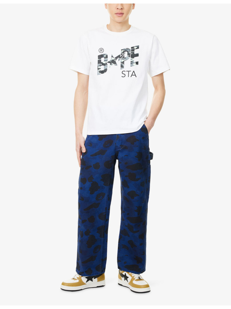 A BATHING APE® BAPE Sta Camo-Logo Cotton-Jersey T-Shirt outlook
