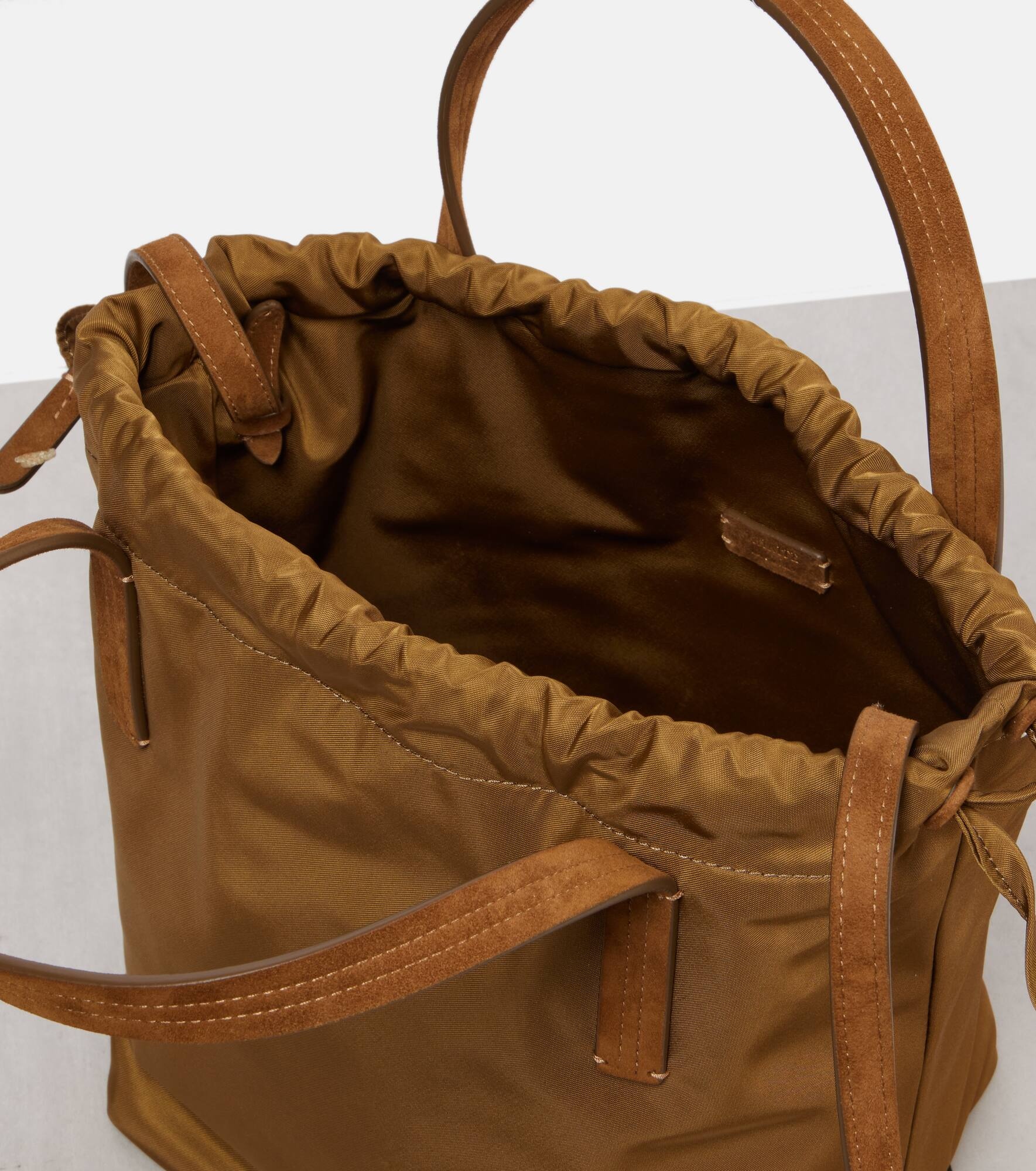 Rory Medium leather-trimmed bucket bag - 3