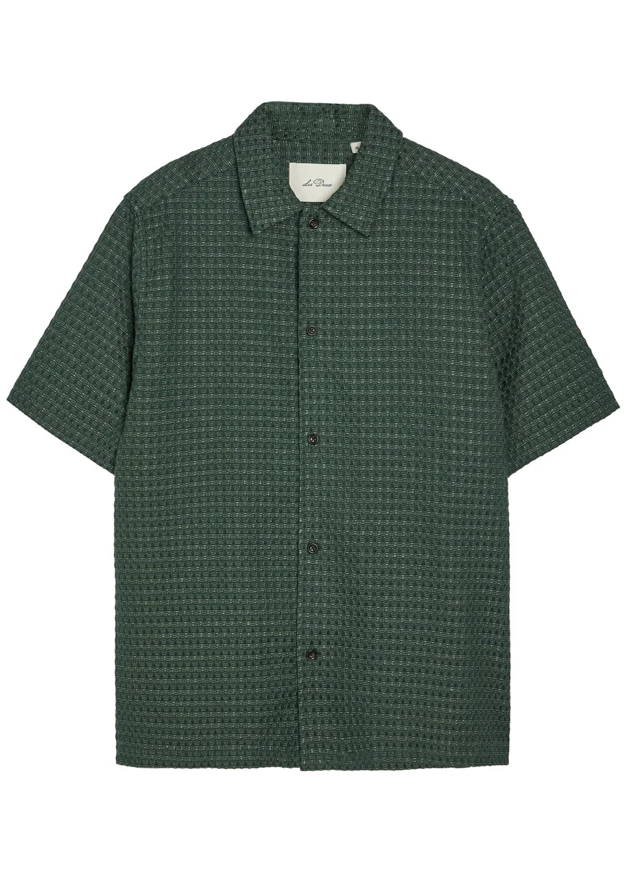 Les Deux Checked Seersucker Shirt - 1
