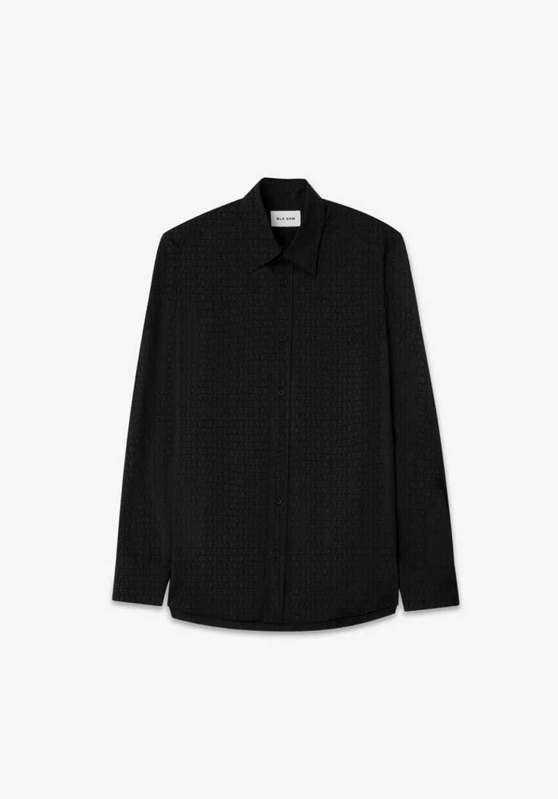 BLK DNM SHIRT 01 BLACK BLK DNM PRINT outlook