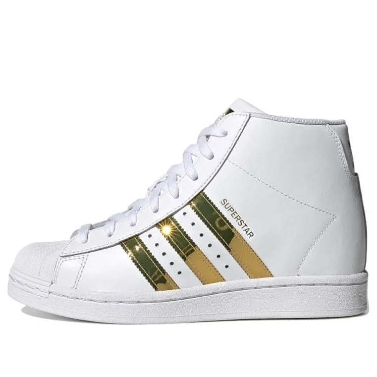 (WMNS) adidas Superstar Up 'White Gold Metallic' FW3905 - 1