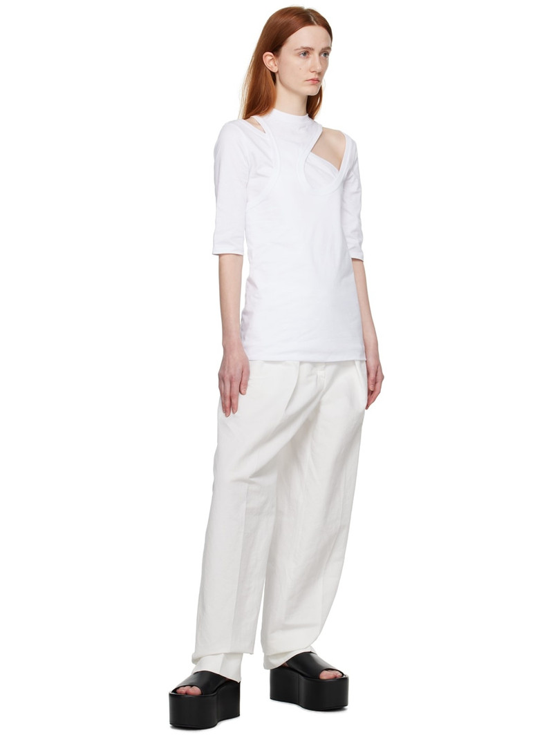 Sportmax White Turbigo Trousers outlook