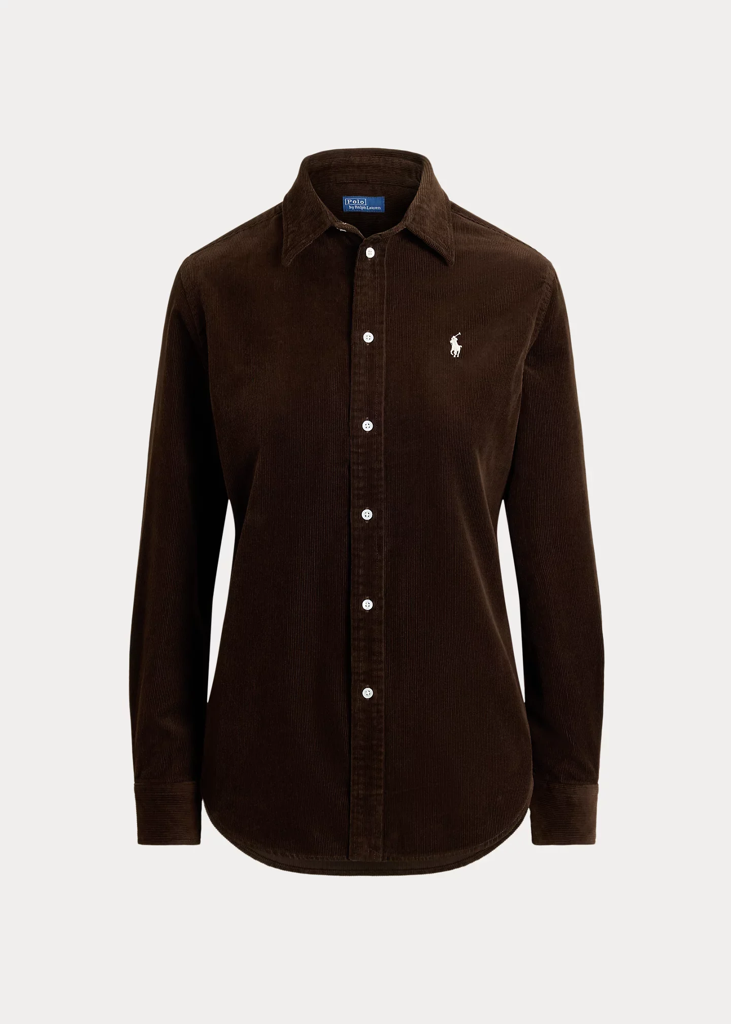 Classic Fit Cotton Corduroy Shirt - 1