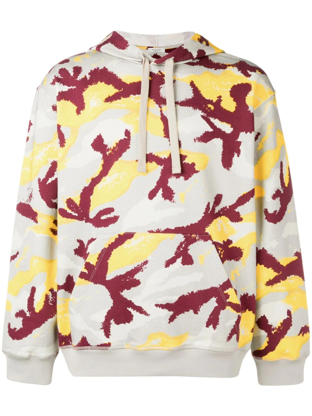 camouflage print hoodie - 1